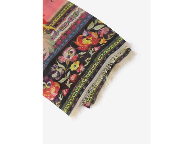 Etro Sciarpa stampata in cashmere multicolor - vista 2