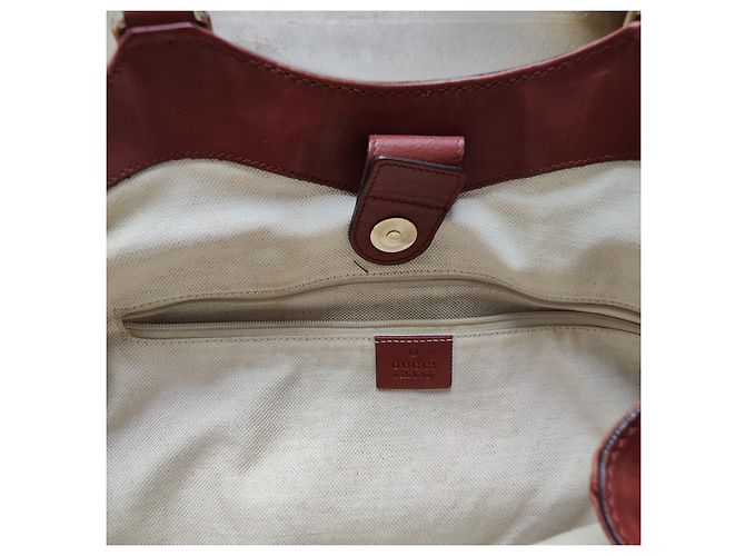Gucci modello Sukey in pelle rossa Rosso - vista 6