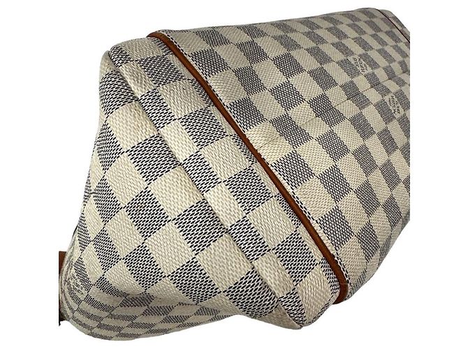 Borsa Louis Vuitton Totally PM Damier Azur tela - vista 5