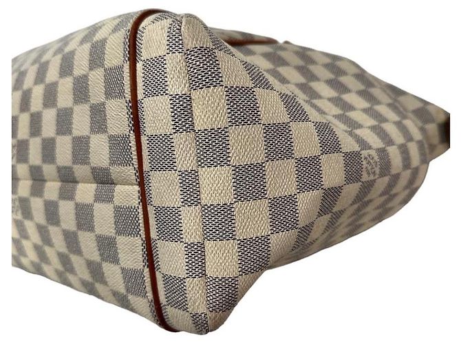 Borsa Louis Vuitton Totally PM Damier Azur tela - vista 7