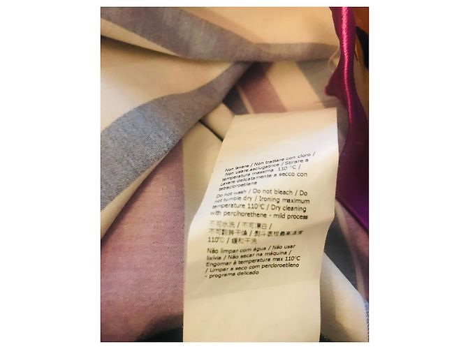 Vestido Frankie Morello a rayas con aplicación de seda - vista 7