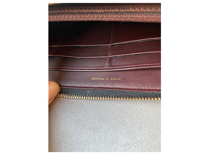 Chanel Timeless Portafoglio Classico con Zip Beige Pelle - vista 10