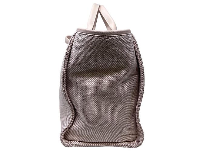 Borsa Deauville Chanel in tessuto rosa - vista 4
