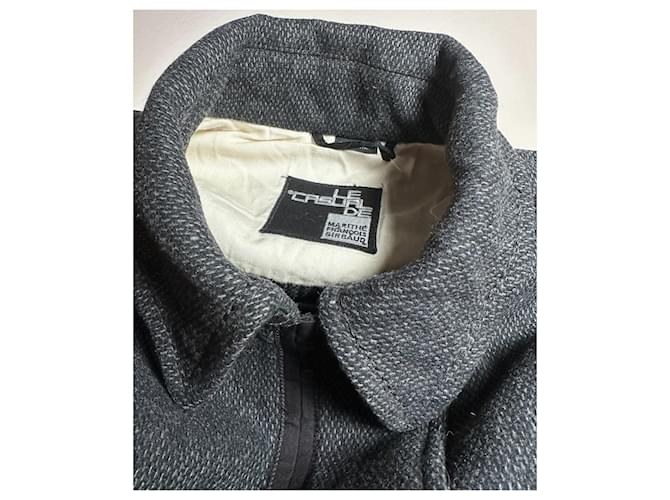Abrigo Marithé et François Girbaud Gris oscuro Lana Gris antracita - vista 6