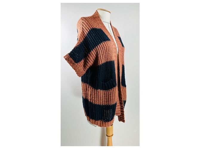 Strickjacke Essentiel Antwerp Oversize Mohair Mix Mehrfarben - Ansicht 2