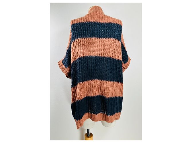 Strickjacke Essentiel Antwerp Oversize Mohair Mix Mehrfarben - Ansicht 3