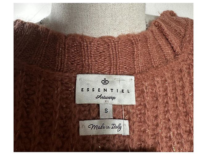 Strickjacke Essentiel Antwerp Oversize Mohair Mix Mehrfarben - Ansicht 4