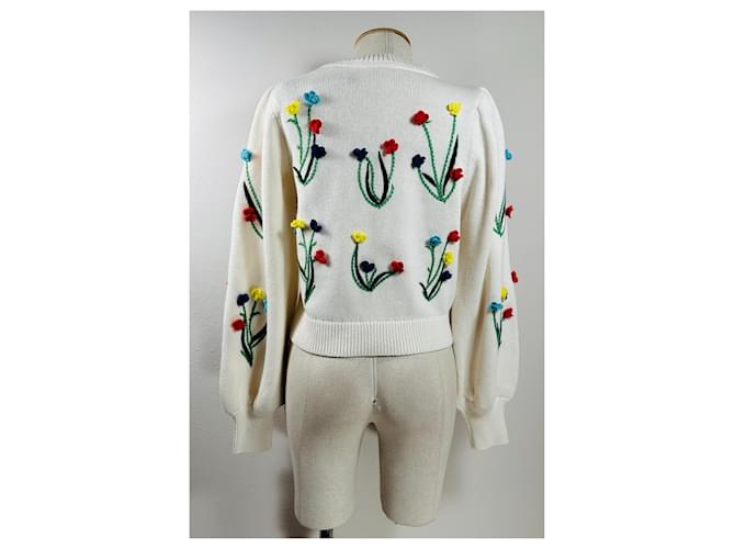 Alice + Olivia 3D Pullover Baumwolle Wolle Mehrfarben - Ansicht 4