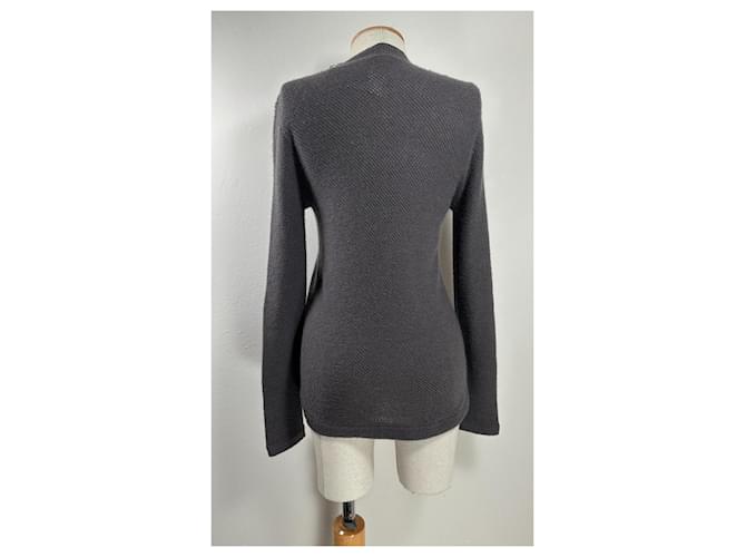 Hémisphère Pullover aus Kaschmir und Wolle Braun - Ansicht 5