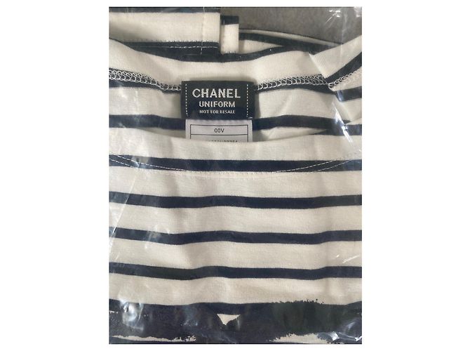 CHANEL CC Logo Uniform Top Size ** MUITO RARO E NOVO * Preto Branco - vista 14