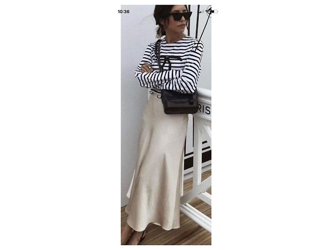 CHANEL CC Logo Uniform Top Size ** MUITO RARO E NOVO * Preto Branco - vista 9