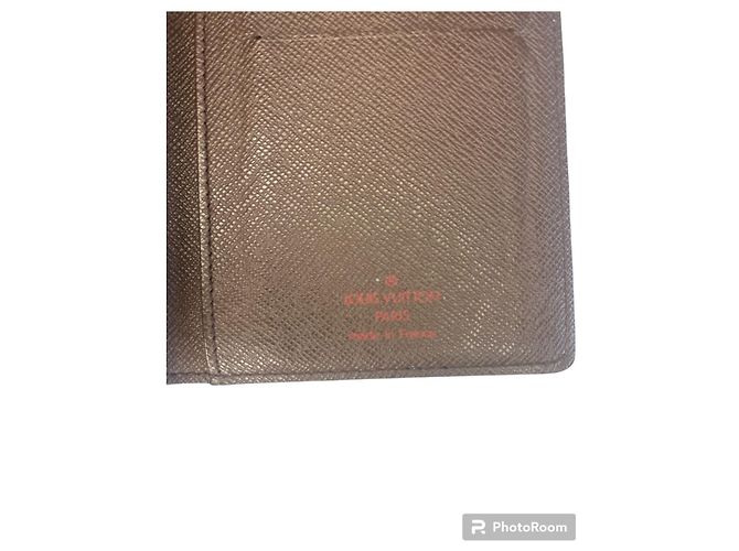 Louis Vuitton Ebene Wallet Kreditkarten-Brieftasche Braun - Ansicht 5