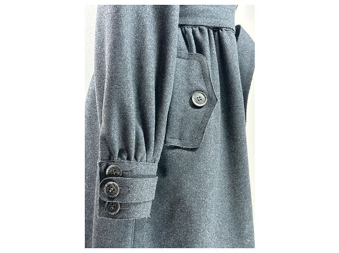 Abrigo de lana y cachemira gris Thomas Burberry - vista 5