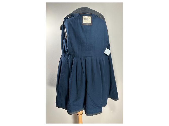Abrigo de lana y cachemira gris Thomas Burberry - vista 9