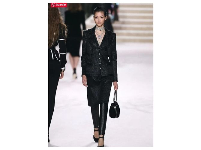 Cambon Chanel Pantalones, polainas Negro - vista 5