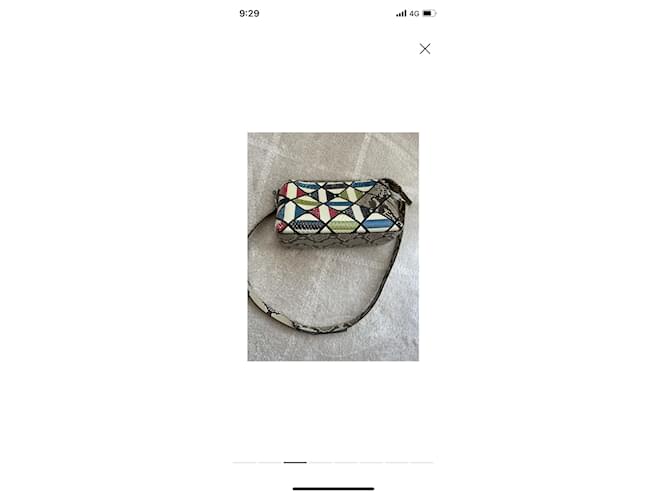Fendi Handtasche aus Python mehrfarbig Mehrfarben - Ansicht 10