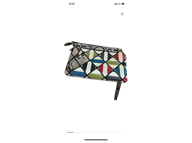 Fendi Handtasche aus Python mehrfarbig Mehrfarben - Ansicht 8