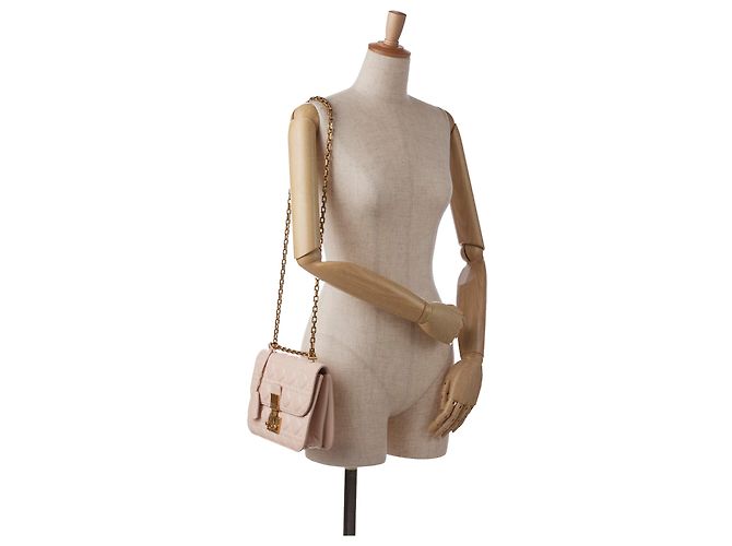 Borsa a tracolla Dior Rosa Cannage Dioraddict - vista 10