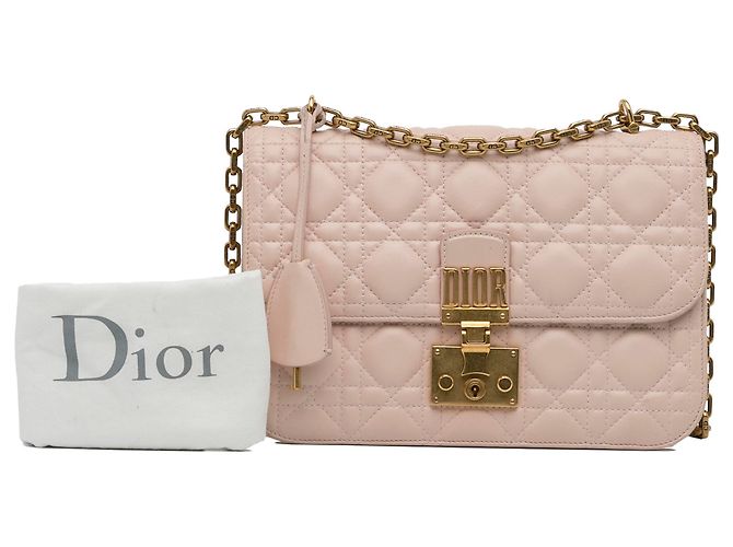 Borsa a tracolla Dior Rosa Cannage Dioraddict - vista 11