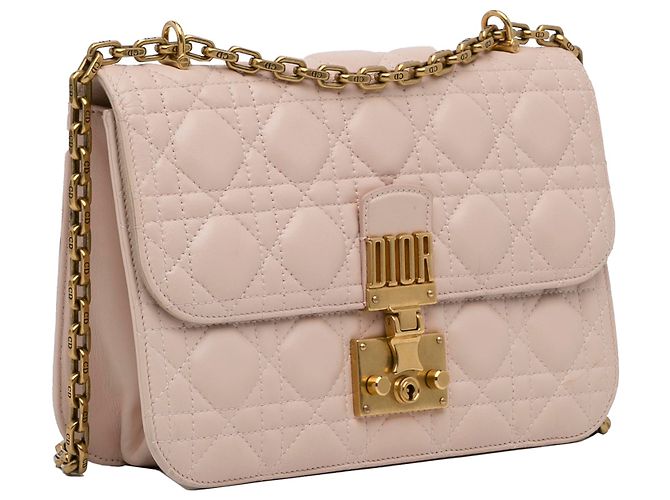 Borsa a tracolla Dior Rosa Cannage Dioraddict - vista 2