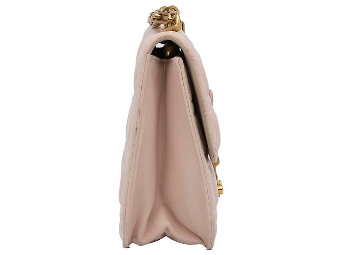 Borsa a tracolla Dior Rosa Cannage Dioraddict - vista 4