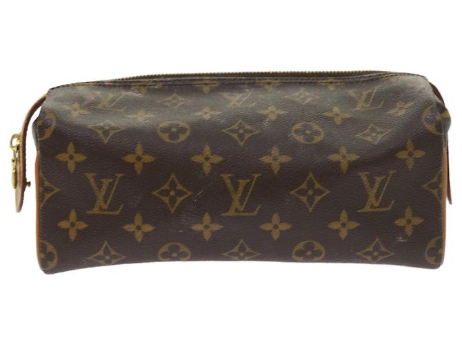 LOUIS VUITTON Monogram Trousse Patte Pression Cosmetic Pouch M47636 auth 56488 Monogramma - vista 13