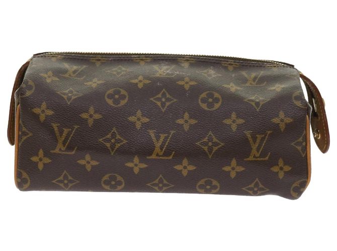 LOUIS VUITTON Monogram Trousse Patte Pression Cosmetic Pouch M47636 auth 56488 Monogramma - vista 2