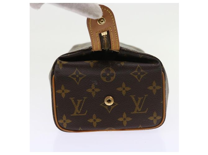 LOUIS VUITTON Monogram Trousse Patte Pression Cosmetic Pouch M47636 auth 56488 Monogramma - vista 3
