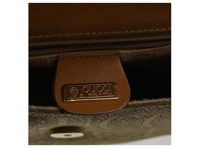GUCCI Shoulder Bag Coated Canvas Brown 007 58 0074 Auth am5132 - view 17