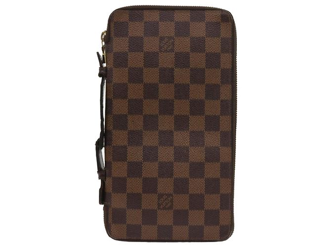 LOUIS VUITTON Damier Ebene Organizer De Voyage Custodia da viaggio LV Auth 56911 - vista 13