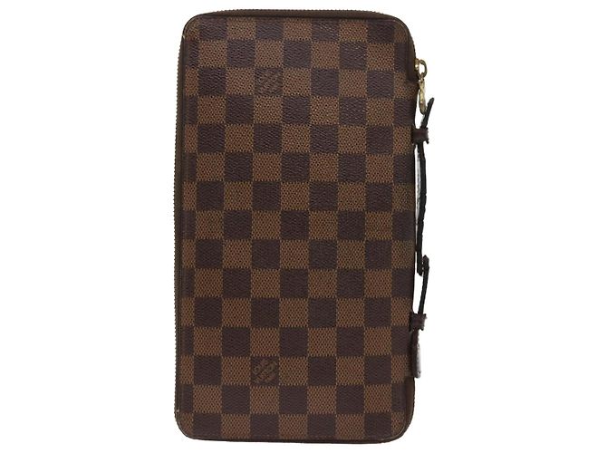 LOUIS VUITTON Damier Ebene Organizer De Voyage Custodia da viaggio LV Auth 56911 - vista 2