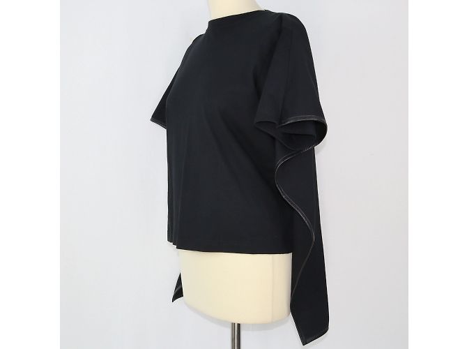 Céline Maglietta mantella nera - vista 2