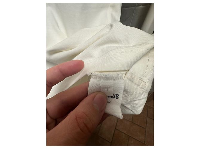 Maglietta Jacquemus L'Amour Nero Beige Crema - vista 5