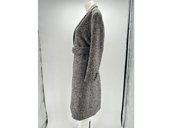 Stella Mc Cartney Abrigos Stella McCartney T.FR 38 Lana Gris - vista 2