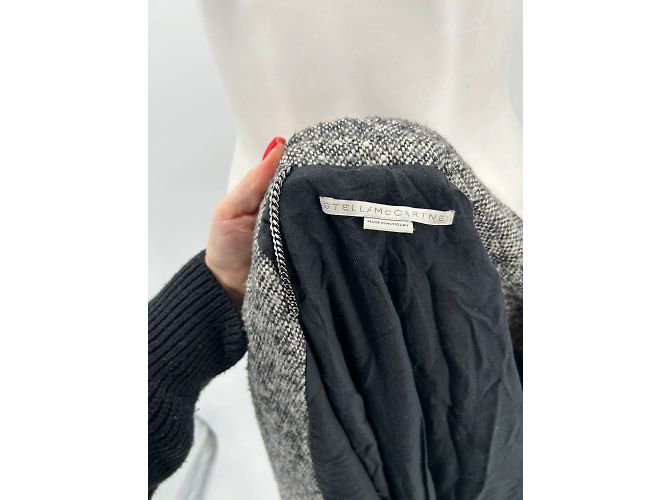Stella Mc Cartney Abrigos Stella McCartney T.FR 38 Lana Gris - vista 6