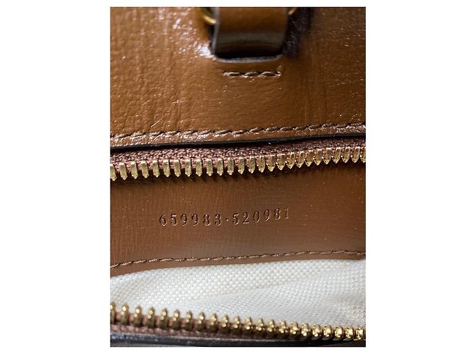 Borsa tote Gucci GG Supreme marrone - vista 15