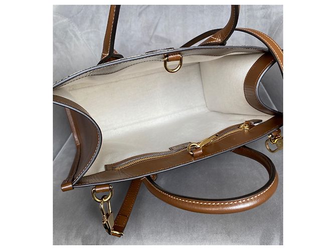 Borsa tote Gucci GG Supreme marrone - vista 16