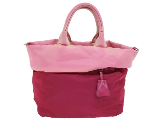 Prada Handtasche Nylon 2weg Pink Auth bs9228 - Ansicht 13