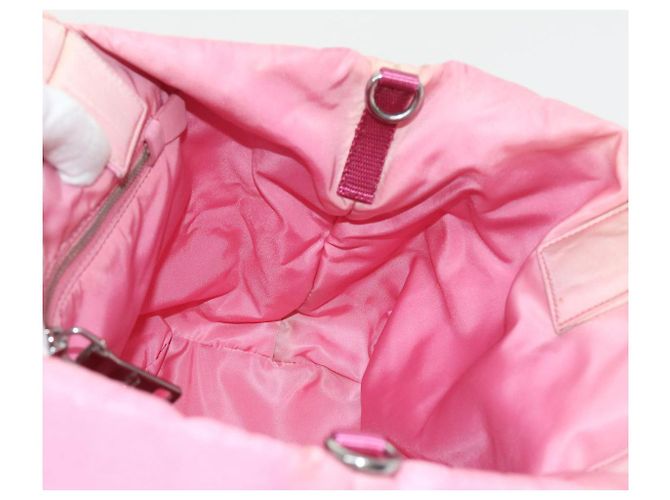 Prada Handtasche Nylon 2weg Pink Auth bs9228 - Ansicht 22