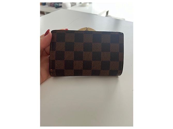 Louis Vuitton Viennese Geldbörse Braun Stoff - Ansicht 2