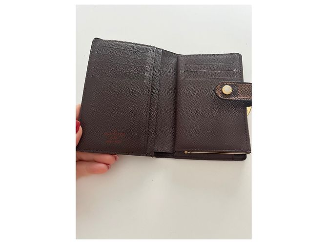 Louis Vuitton Viennese Geldbörse Braun Stoff - Ansicht 5