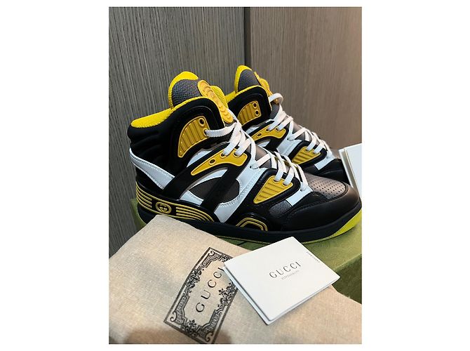 Sneakers Gucci Basket Nero - vista 3