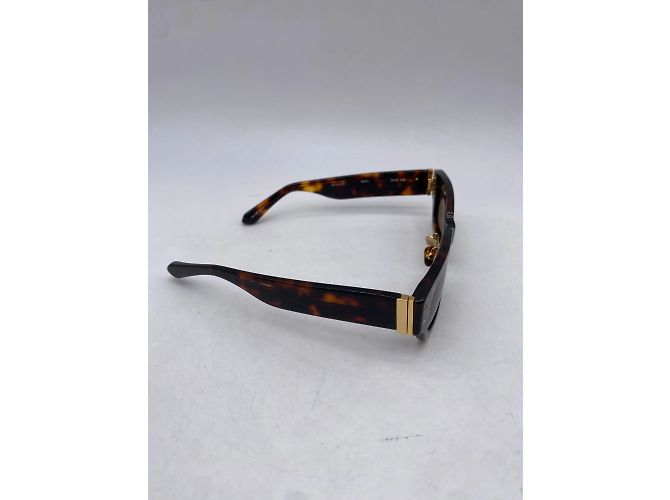 Autre Marque Non Signé / Unsigned sunglasses T.  Plastic Brown - view 2