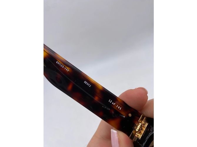 Autre Marque Non Signé / Unsigned sunglasses T.  Plastic Brown - view 6