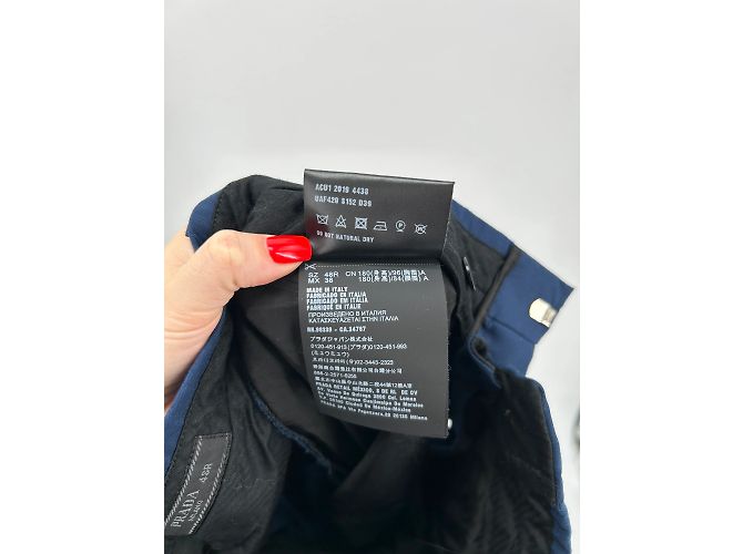 Prada trousers T.IT 48 Wool Blue - view 5