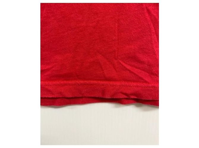 T-shirt a maniche corte Moncler Genius Fragment Rossa Cotone Rosso - vista 4