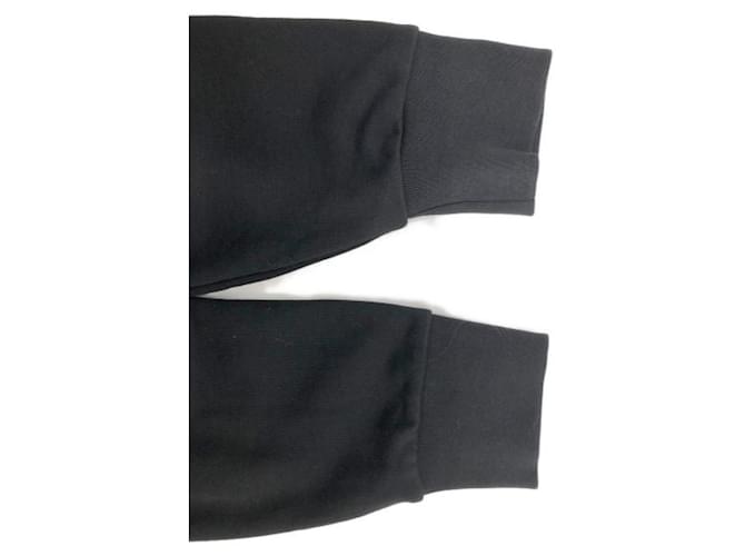 Moncler 1952 Rundhalspullover Schwarz Baumwolle - Ansicht 3