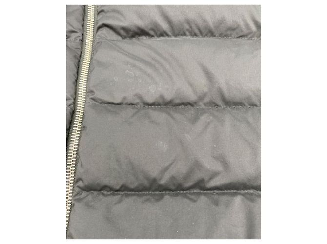 Moncler Daunenjacke Cardigan Marineblau Nylon - Ansicht 10