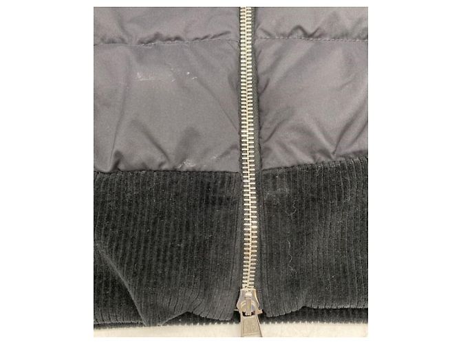 Moncler Daunenjacke Cardigan Marineblau Nylon - Ansicht 9