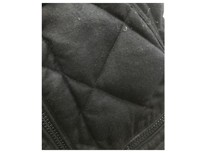 Moncler Harry Giubbotto Navy Blue Wool Jacket - view 5